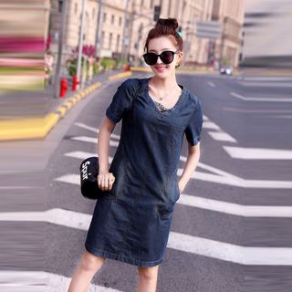 Đầm Cổ Tim Phối Dây Fashion
