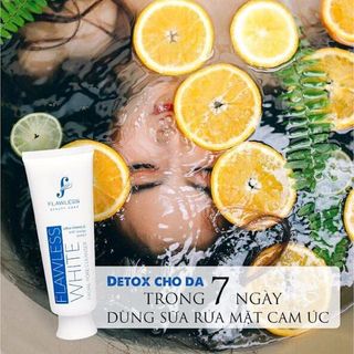 sữa rửa mặt trắng da flawless
