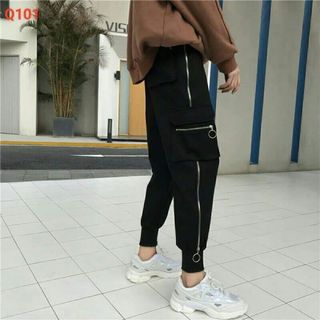 Quần kaki khoá kéo co giãn tốt 3 size M-L-Xl