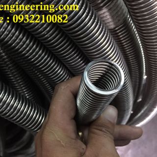 Ống ruột gà inox 304 Nippon Seam Ống ruột gà lõi thép Nippon Seam Ống ruột gà luồn dây điện Nhật Bản