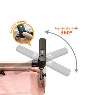 Xe đẩy trẻ em ALB1VN khung Aluminum siêu nhẹ - Ghi Xám