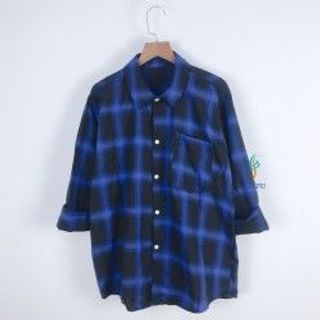 Áo sơ mi nam in chữ sau lưng