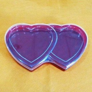 HỘP TRÁI TIM ĐÔI ĐỎ ĐỰNG BÁNH KẸO QUÀ TẶNG