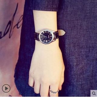 Đồng hồ nam dây da cao cấp LSVTR kính sapphire đổi màu