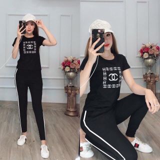 SET BỘ THUN THỂ THAO CHỮ