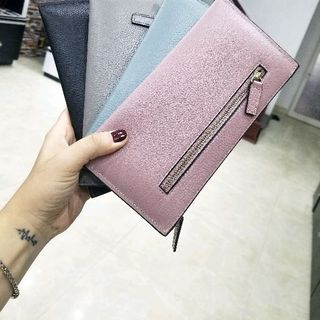 Ví clutch cầm tay nữ da bò thật da Nappa giá sỉ