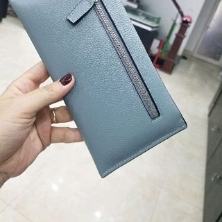Ví clutch cầm tay nữ da bò thật da Nappa