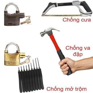 Khóa Chống Trộm Kinbar Cao Cấp Có Chuông BÁO ĐỘNG