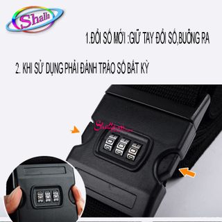 Dây Đai Vali Khóa Số Chống Trộm