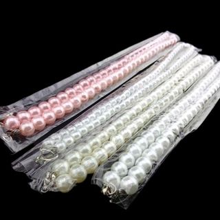 vòng cổ chuỗi hạt trai cầm nặng tay 8li