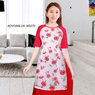 ÁO DÀI CÁCH TÂN ÁO LẺ KG KÈM VÁY RỜI