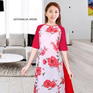 ÁO DÀI CÁCH TÂN ÁO LẺ KG KÈM VÁY RỜI