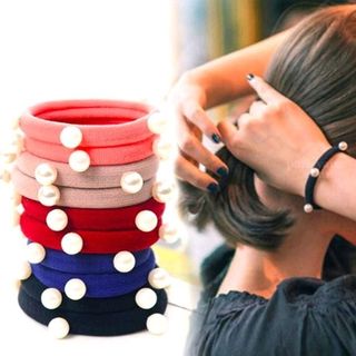 cột tóc hạt châu có nhiều màu