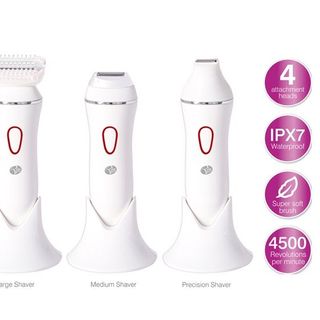 Máy rửa mặt Rio 4in1 Lady Shaver - Facial Brush