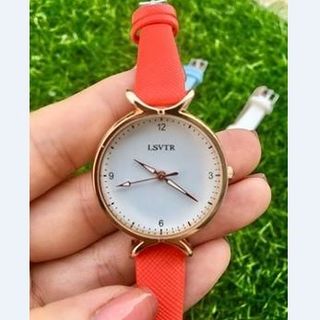 Đồng hồ nữ LSVTR dây da phong cách thời trang hàn quốc