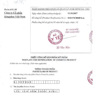 sữa tắm rôm Kingphar cho bé
