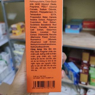 sữa tắm rôm Kingphar cho bé