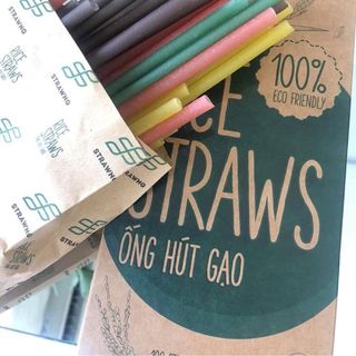 Ống Hút Gạo - Màu Mix - Tiêu chuẩn SGS 6mm x 22cm