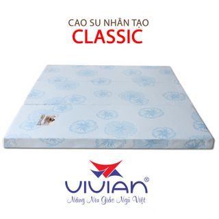 Nệm cao su nhân tạo VIVIAN CLASSIC Gấp 3 KT 1m6x2mx10cm