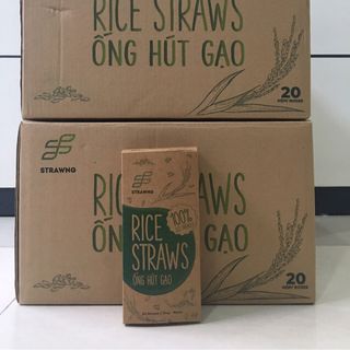 Ống Hút Gạo - Màu Mix - 100 ống/hộp