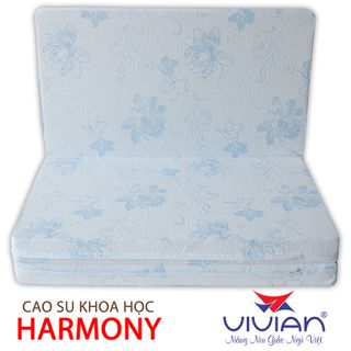 Nệm cao su khoa học Vivian Harmony Gấp 3 KT 1m6x2mx10cm