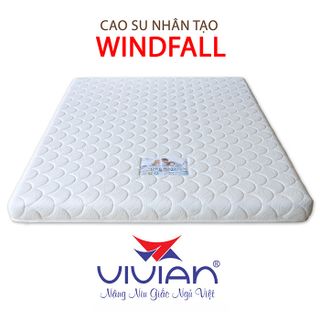 Nệm cao su nhân tạo 1 viền Vivian Winfall KT 1m6x2mx12cm