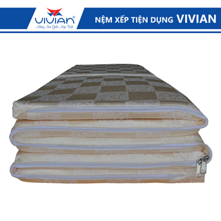 Nệm xếp gấp 5 đa năng Vivian kích thước 0m8x2mx3cm