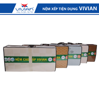Nệm xếp gấp 5 đa năng Vivian kích thước 0m8x2mx3cm