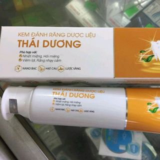 kem đánh răng dược liệu thái dương ngăn ngừa nhiệt miệng