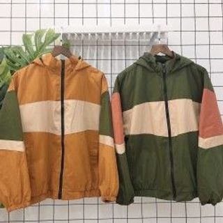Áo khoác dù nữ phối nhiều màu