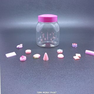 HŨ PET DẸP NHIỀU MÀU ĐỰNG BÁNH KẸO MỨT HẠT giá sỉ
