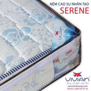 Nệm cao su nhân tạo Vivian SERENE thẳng KT 1m6x2mx10cm