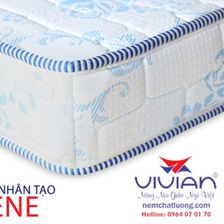 Nệm cao su nhân tạo Vivian SERENE thẳng KT 1m6x2mx10cm