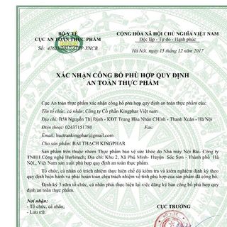 Bài thạch Kingphar mẫu mới