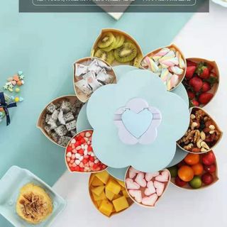 Khay Đựng Bánh Mứt Kẹo hai Tầng Siêu Tiện Dụng sẵn hàng tại tphcm