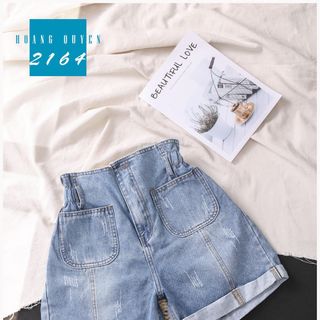 Quần sọt jean nu Anfa nhe