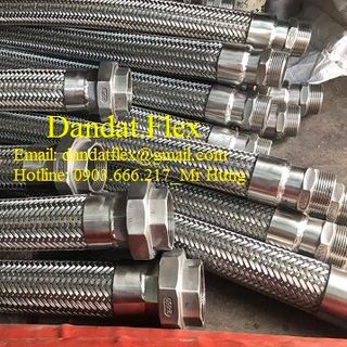 Khớp nối mềm inox lắp bích nối bích chiều dài gia công theo nhu cầu giá sỉ