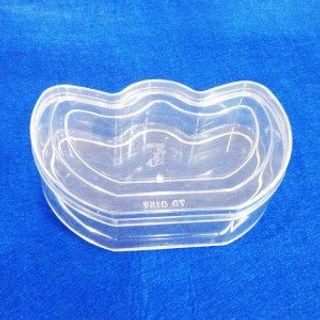 HỘP NHỰA TRÁI ĐÀO ĐỰNG BÁNH KẸO MỨT HẠT