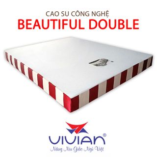 Nệm cao su công nghệ Vivian Beautiful Double KT 1m6x2mx10cm giá sỉ