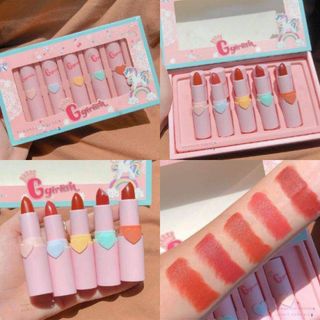 Set 5 son sáp Tutu play color mars gravitation lipstick