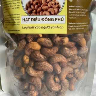 HẠT ĐIỀU RANG MUỐI- TÚI ZIPPER 250g