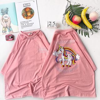 áo thun tay lỡ nam nữ