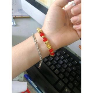 vòng tay tỳ hưu đỏ