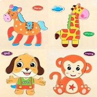 ghép hình nỗi 3D cho bé làm quen với ghép hình