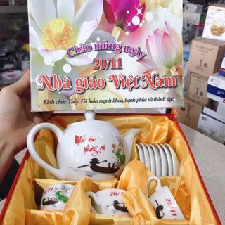 Bộ ấm chén tri ân thầy cô giáo 20/11