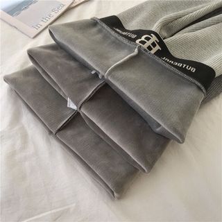 Quần len tằm lót lông chữ B