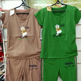 Lô đồ bộ họa tiết thêu
