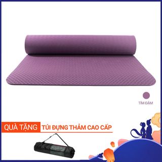 Chuyên Sỉ Thảm Yoga Đúc Nhiệt TPE 6mm 1 Lớp