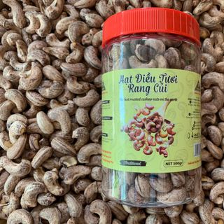 HẠT ĐIỀU RANG MUỐI - ĐÓNG HỦ NHỰA CAO CẤP 500G