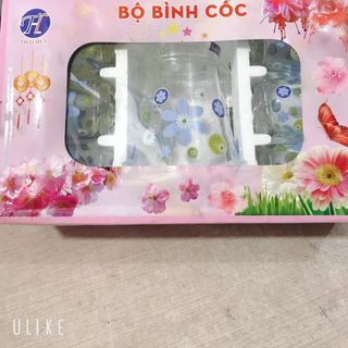 Bộ 6 cốc 1 bình nước thuỷ tinh